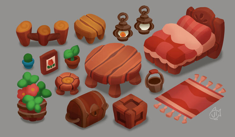 Cozy furniture concept!