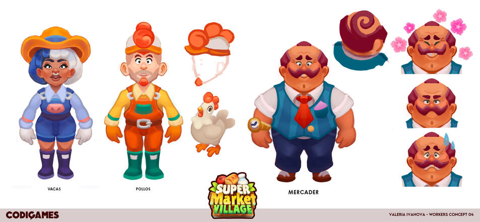 Animal workers and merchant!