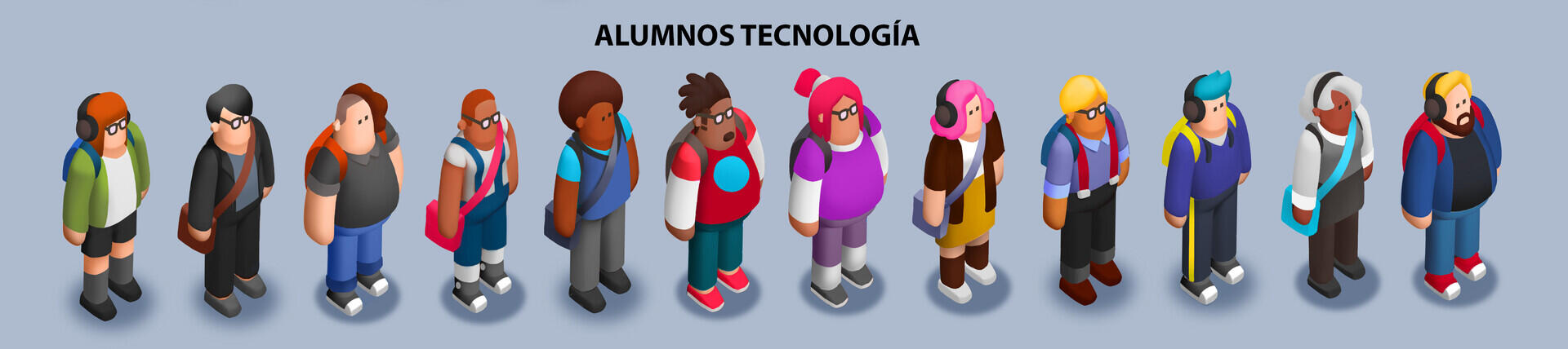 Technology students concept!