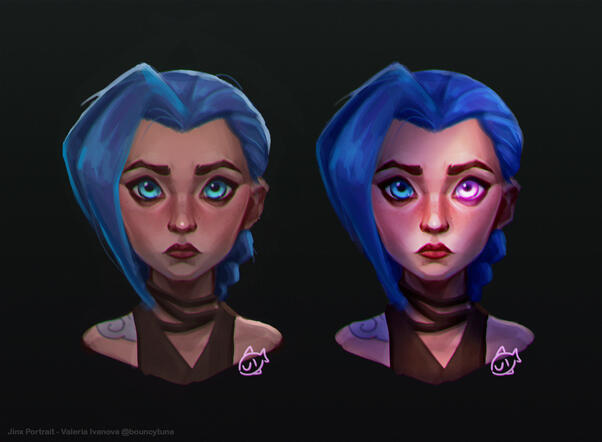 Jinx/ Powder portrait!