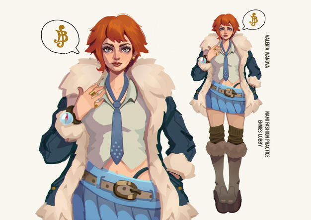 Nami fashion practice!
