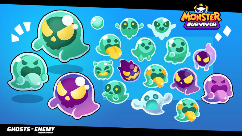 Ghosts! Enemy design