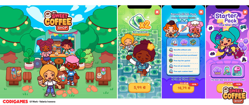 MySweetCoffeeShop UI!