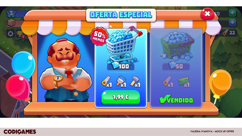 SuperMarketVillage mock up!