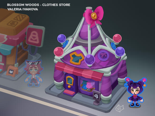 Blossom Woods clothes store!